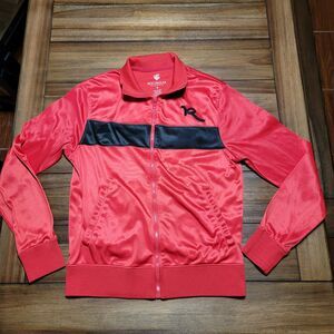 Rocawear Classic Full Zip LS Red Classic Athletic Jacket - Size Small